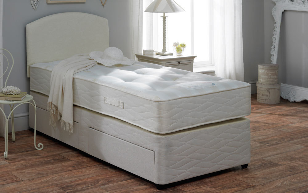 Ortho Charm Divan Bed, Single, 2 Drawers