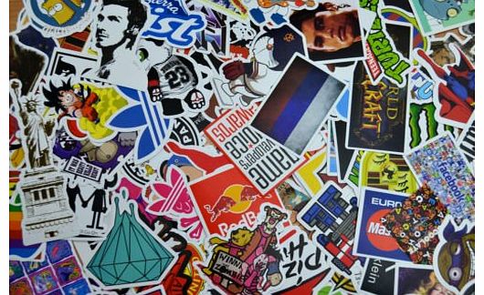 MYLDAN AUTO DESIGN 100 STICKER BOMB PACK JDM JAP EURO CAR STYLING VINYL STICKER 100 PIECES!