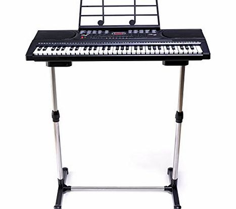 Mylek 61 Keys Digital Teaching Keyboard With Stand amp; Microphone Included