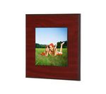 Luxury Photo on wood with mahogany background/wenge trim - 15x15cm (6x6)