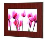 Luxury Photo on wood with mahogany background/wenge trim - 20x30cm (8x12)