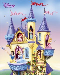 MYSTERIOUS WORLD DISNEY PRINCESS CASTLE FILM POSTER