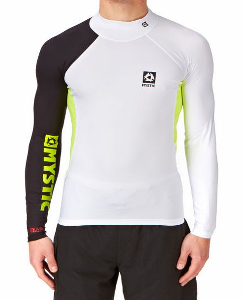 Mystic Mens Mystic SUP Long Sleeve Rash Vest - White