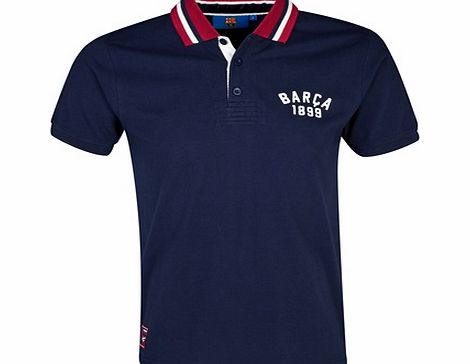 Barcelona Heritage Polo Navy Mens Navy