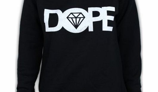 N/A Ladies Sweatshirt MDOPE Black M/L