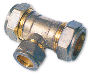Reduced Centre Tee (Copper x Copper) 22mm x 22mm x 15mm (Pack of 10)