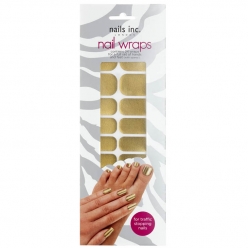 . NAIL WRAPS - GOLD (32 WRAPS)