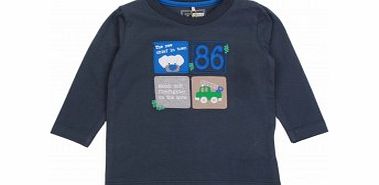 NAME IT Baby Boys Luffe Top Navy L2/B14