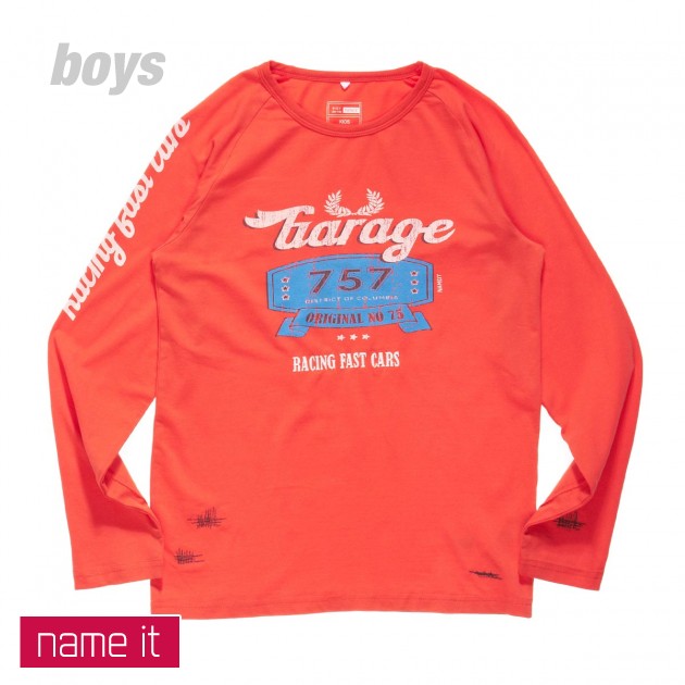Boys Name It Sim Long Sleeve T-Shirt - Plasma