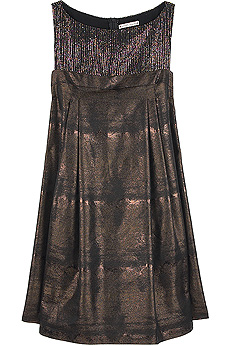 Lyricist trapeze mini dress