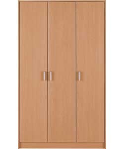 Napoli 3 Door Wardrobe - Beech