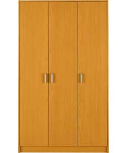 Napoli 3 Door Wardrobe - Pine