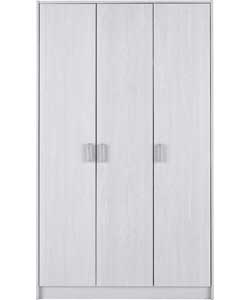 Napoli 3 Door Wardrobe - White