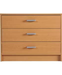 3 Drawer Chest - Beech Effect