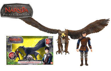 narnia Prince Caspian Beast Riders - Gryphon and Castle Raid Edmund