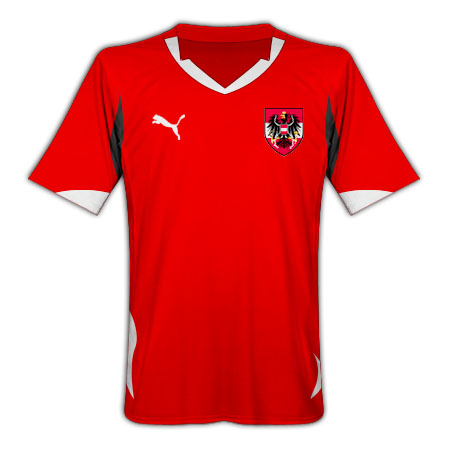 National teams Adidas 2010-11 Austria Puma Home Shirt