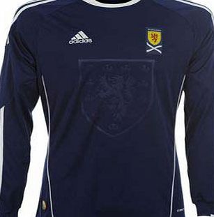 Adidas 2010-11 Scotland Adidas Long Sleeve Home Shirt