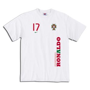 Nike 08-09 Portugal C.Ronaldo Tee (white)