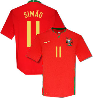 Nike 08-09 Portugal home (Simao 11)