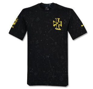 Nike 2010-11 Brazil Nike Short Sleeve Icon Tee (Black)