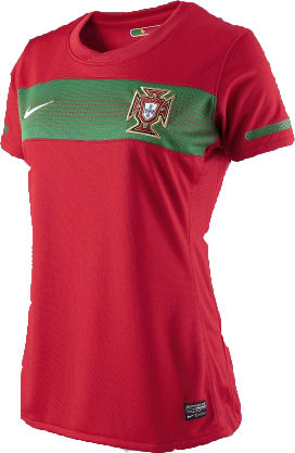 Nike 2010-11 Portugal Nike Womens Home Shirt