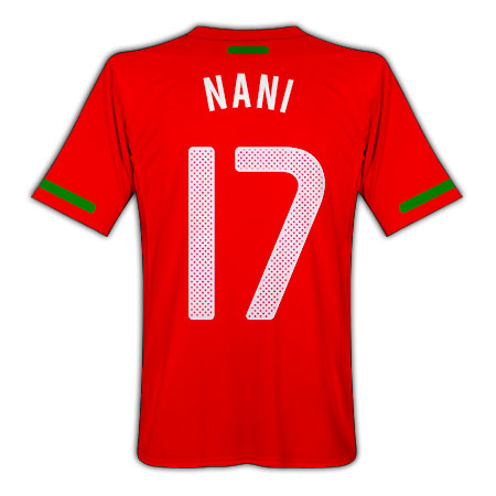 Nike 2010-11 Portugal World Cup Home (Nani 17)