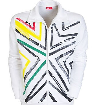 Puma 10-11 Ghana Puma Track Jacket (White)