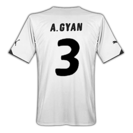 Puma 2010-11 Ghana World Cup home (A.Gyan 3)