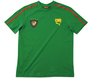 Puma Cameroon Football Tee 06/07