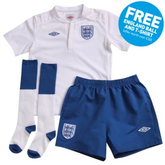 Umbro 2011-12 England Euro 2012 Little Boys Home Mini