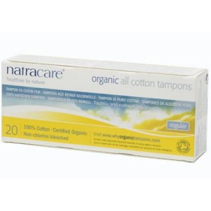 Organic Non-Applicator Regular Tampons - 20