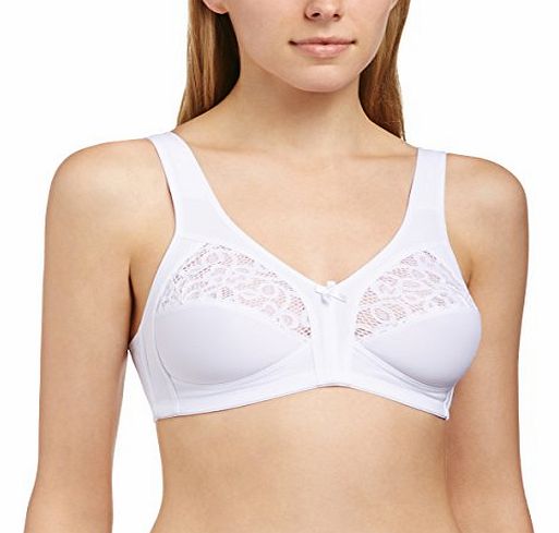 Naturana Womens Soft Cup Everyday Bra 5046, White, 44B