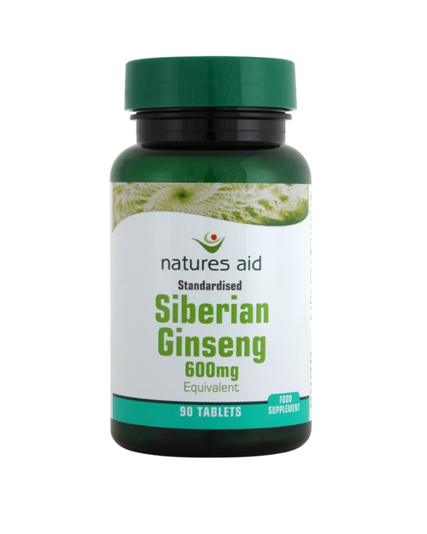 Siberian Ginseng 40mg (600mg equiv) 90 Tablets.