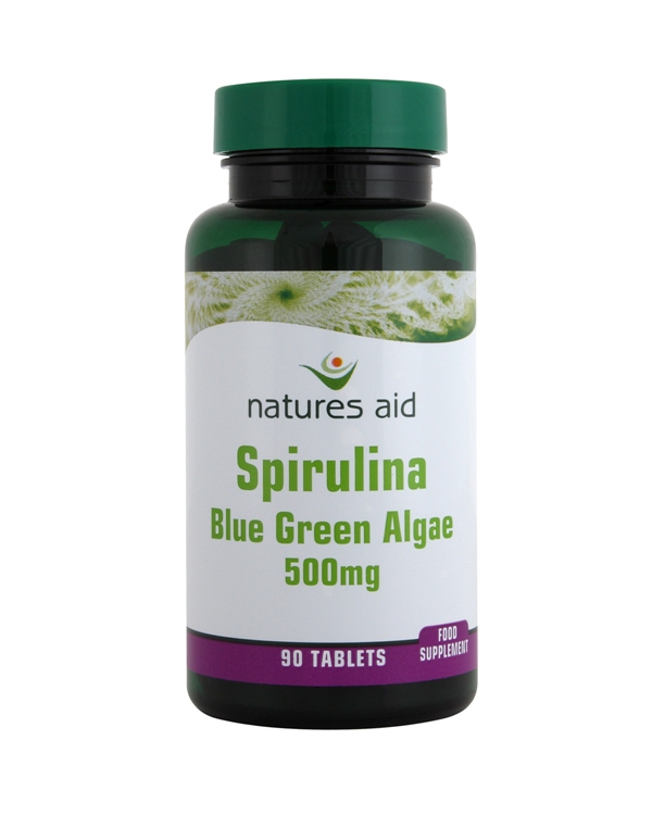 Spirulina Blue/Green Algae 500mg. 90 Tablets