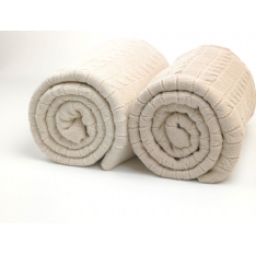 Natures Purest Organic Cotton Cable Knit Cot
