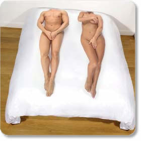 Naughty Double Duvet Cover