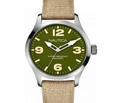 Nautica Mens BFD 102 Tan Watch