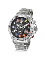 NST Chrono Flag - Black Dial Bracelet Watch