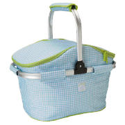 Vintage 4 person picnic basket set,