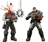 NECA Gears of War Headshot Locust Drone and Marcus Fenix Action Figure Set