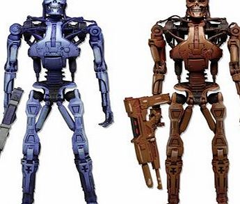 NECA ROBOCOP VS TERMINATOR 1983 VIDEO GAME TERMINATOR ENDOSKELETON ASSAULT 2 PACK FIGURE SET EXCLUSIVE