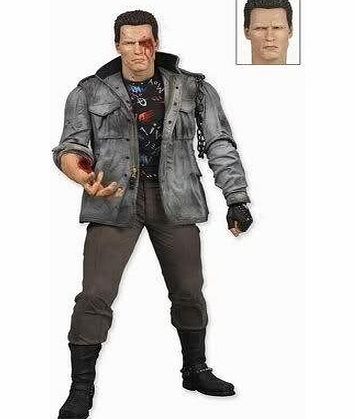 NECA TERMINATOR - Series 2 - Action Figure Battle Damaged T-800 Black Tech