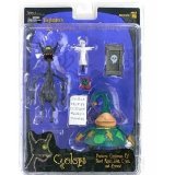 Neca Tim Burtons Nightmare Before Christmas Series 3 Cyclops with Christmas Elf, Sheet Music, Doll, Create and Present