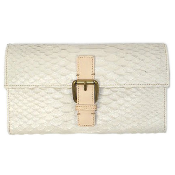 Large Keira White Anakonda Wallet by