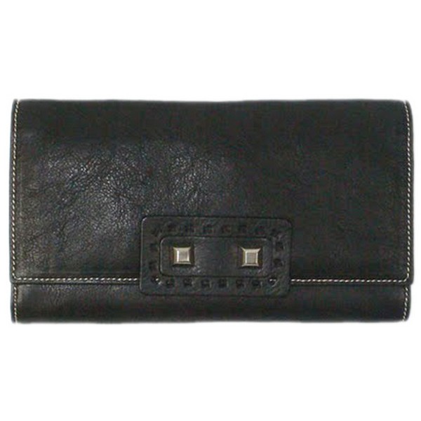 Large Nadia Black Wallet by