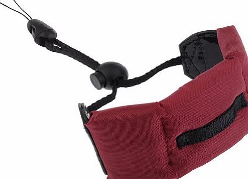 Neewer Underwater Foam Floating Wrist Hand Strap for Digital Micro DSLR Camera - Wine Red