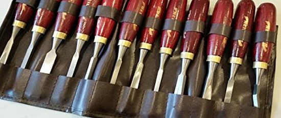 NEILSEN TOOLS 12 PIECE WOOD CARVING CHISEL SET