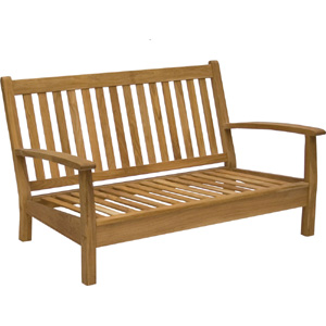 Hampton Teak 2-Seater Sofa