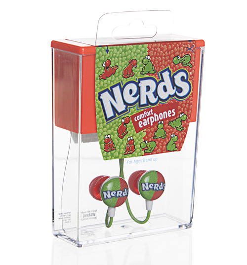 Nestle Green And Orange Nerds EarphonesNestle