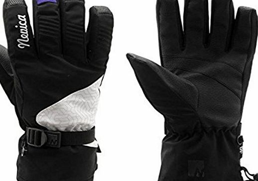 Nevica Womens Ladies 3 in 1 Ski Gloves Winter Sports Equipment Warm Rubber Palm Black M